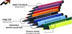 Load image into Gallery viewer, Washable Watercolor Pens Set - 48 Shades Markers And Highlighters