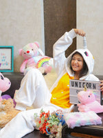 Load image into Gallery viewer, Yellow Magical Unicorn Adult Onesie Onesie Mango People Factory 
