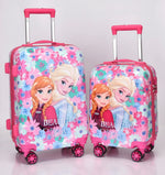 Load image into Gallery viewer, Kids Travel Trolley Suitcase Set