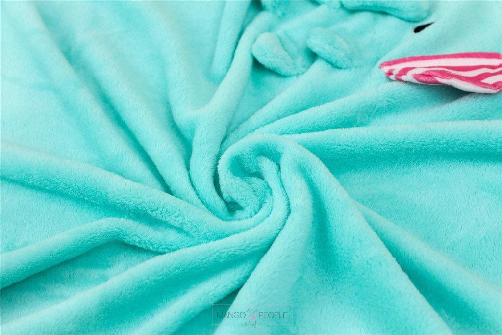 Cartoon Soft Flannel Baby Nap Blanket Blanket/ Throw Mango People Kids 