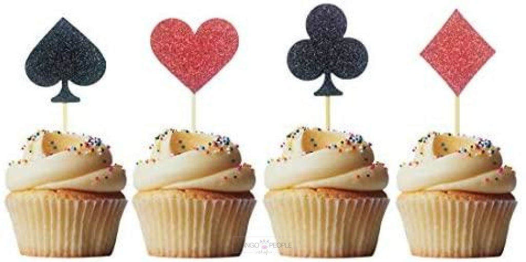 Casino Cupcake Toppers-Pack of 12 Cake Topper Mango People 