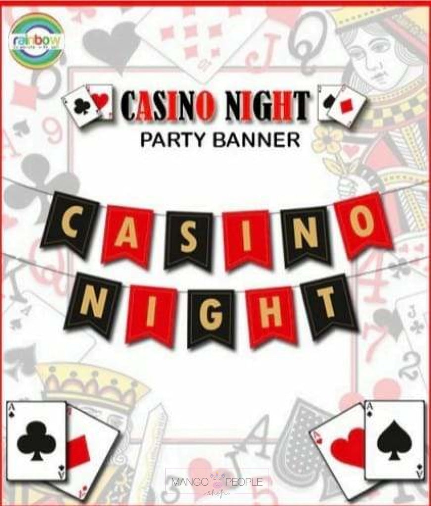 Casino Night Party banner Party Prop Mango People 