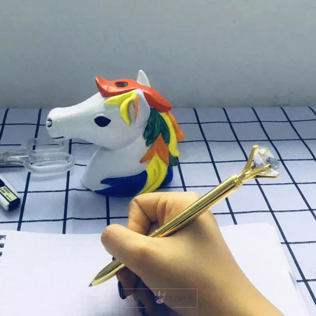 Ceramic Unicorn Pen Stand Stationery Mango People International 