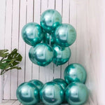 Load image into Gallery viewer, Chrome Metallic Latex Balloons- Set Of 100 Balloons Mango People Local Mint Green 
