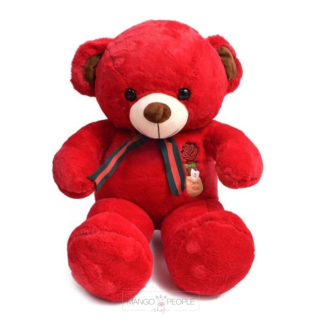 Cute Red Plush Teddy Bear Plush Toy Mango People Factory 