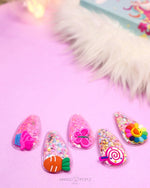 Load image into Gallery viewer, Cutesy Glitter Hair Clips Accessories iBazaar 
