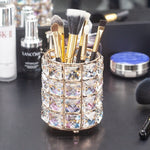 Load image into Gallery viewer, Diamond Studded Makeup Accessories Holder Cosmetic/Jewellery Organizer Mango People Local Rose Gold 