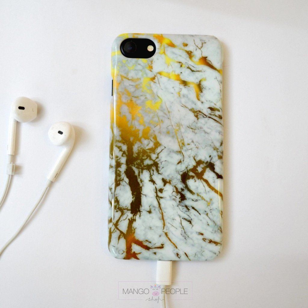 Dripping Gold Marble Case for Iphone X phone case Mango People International 