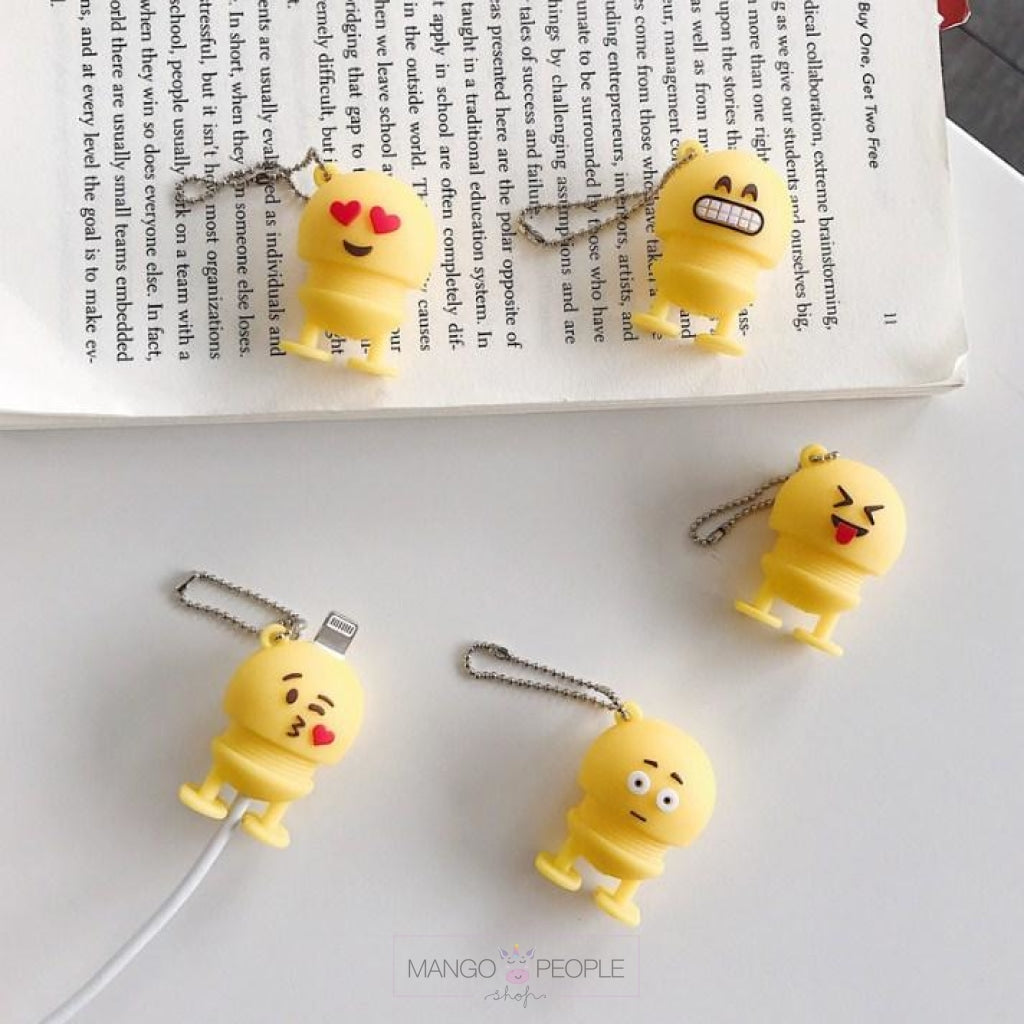 Emoji Cable Bite Protector cable protector Mango People International 