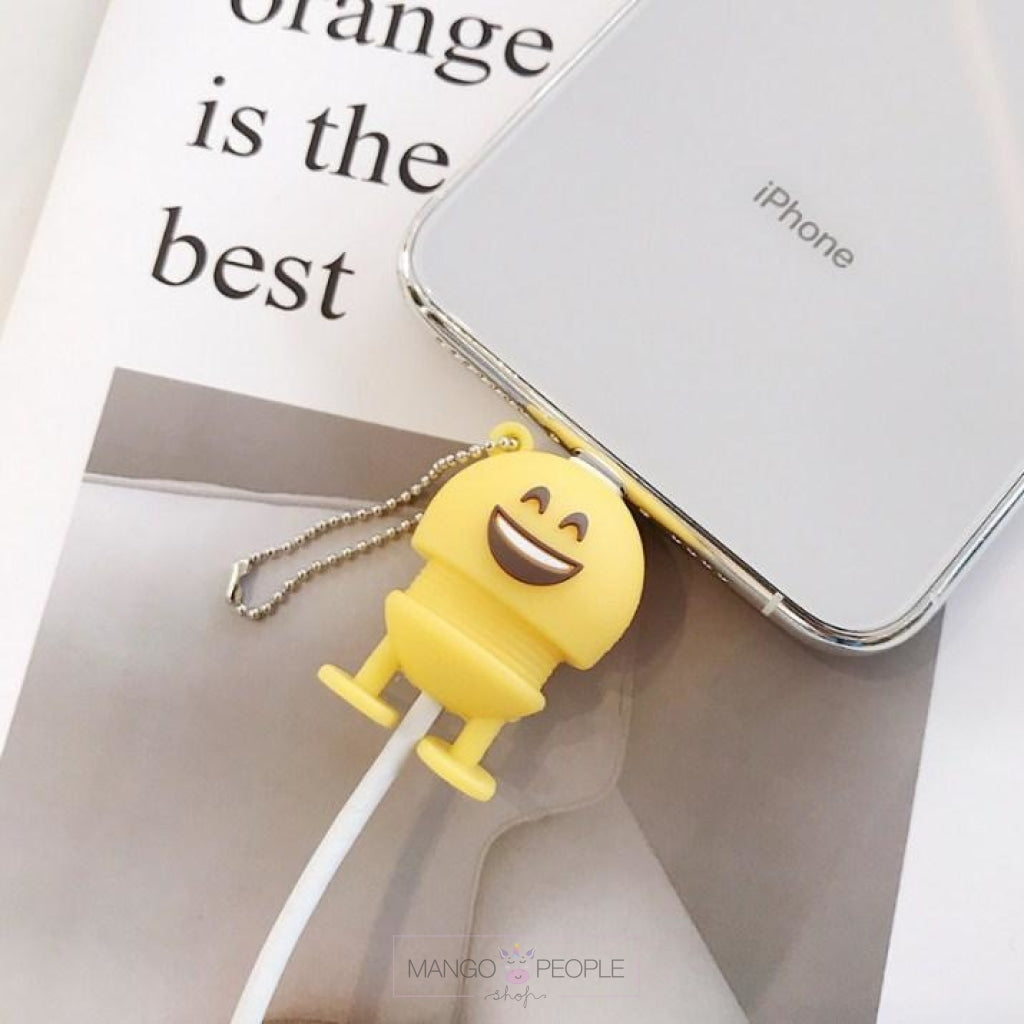 Emoji Cable Bite Protector cable protector Mango People International 