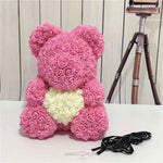 Load image into Gallery viewer, Eternity Pink And White Roses Teddy Bear - 40 cm Rose Teddy Mango People Local 
