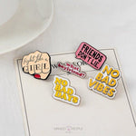 Load image into Gallery viewer, Girls Life Set Of 5 Lapel Pins Brooches Lapel Pin The Krazy Store 
