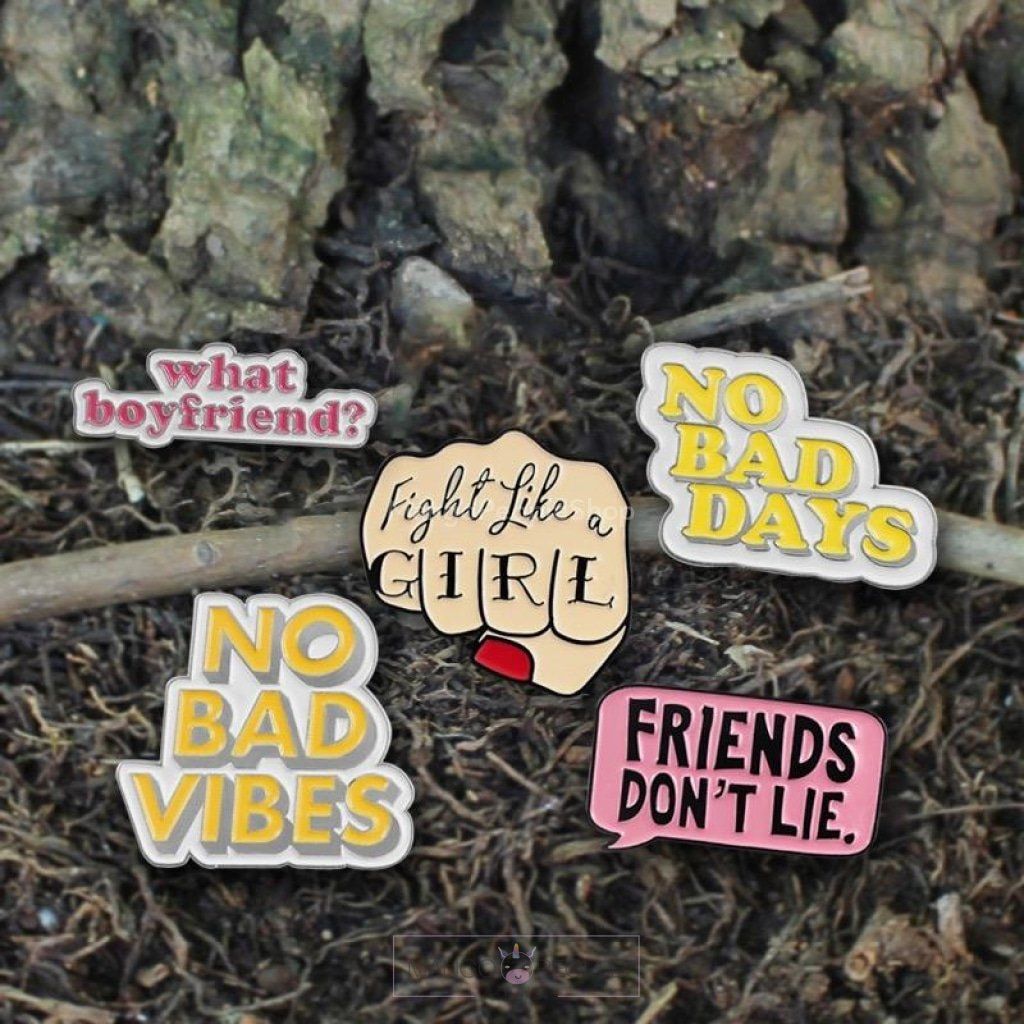 Girls Life Set Of 5 Lapel Pins Brooches Lapel Pin The Krazy Store 