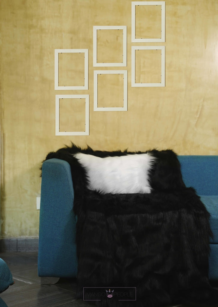 Gotham Faux Mongolian Fur Blanket/Throw Fur Blanket Mango People Factory Single-Bed size (72 x 48 inches) 