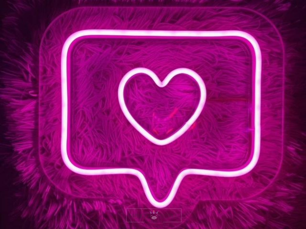 Instagram heart minieon Neon Sign Beyond Neon 