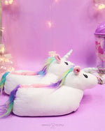Load image into Gallery viewer, Kids Unicorn Plush Slippers Plush Slippers iBazaar 

