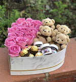 Load image into Gallery viewer, Magical Love Roses Gift Hamper Fresh Flowers Mango People Flowers 