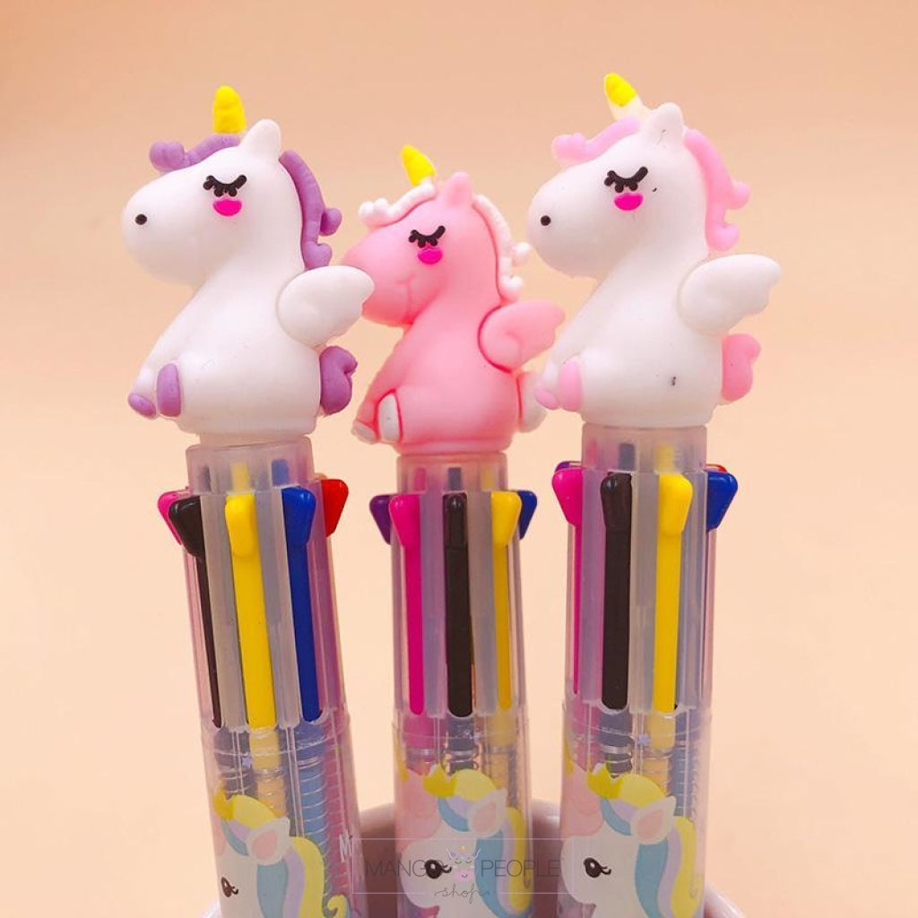 Magical Unicorn 8 in 1 Multi Color Pen Pen Mango People Local 