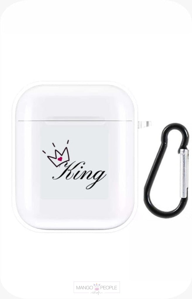Majestic Crown King Design Airpods Case 1/ 2 Airpods