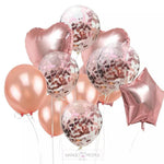 Load image into Gallery viewer, Metallic Love &amp; Confetti Balloon Bunch Balloons Mango People Local 
