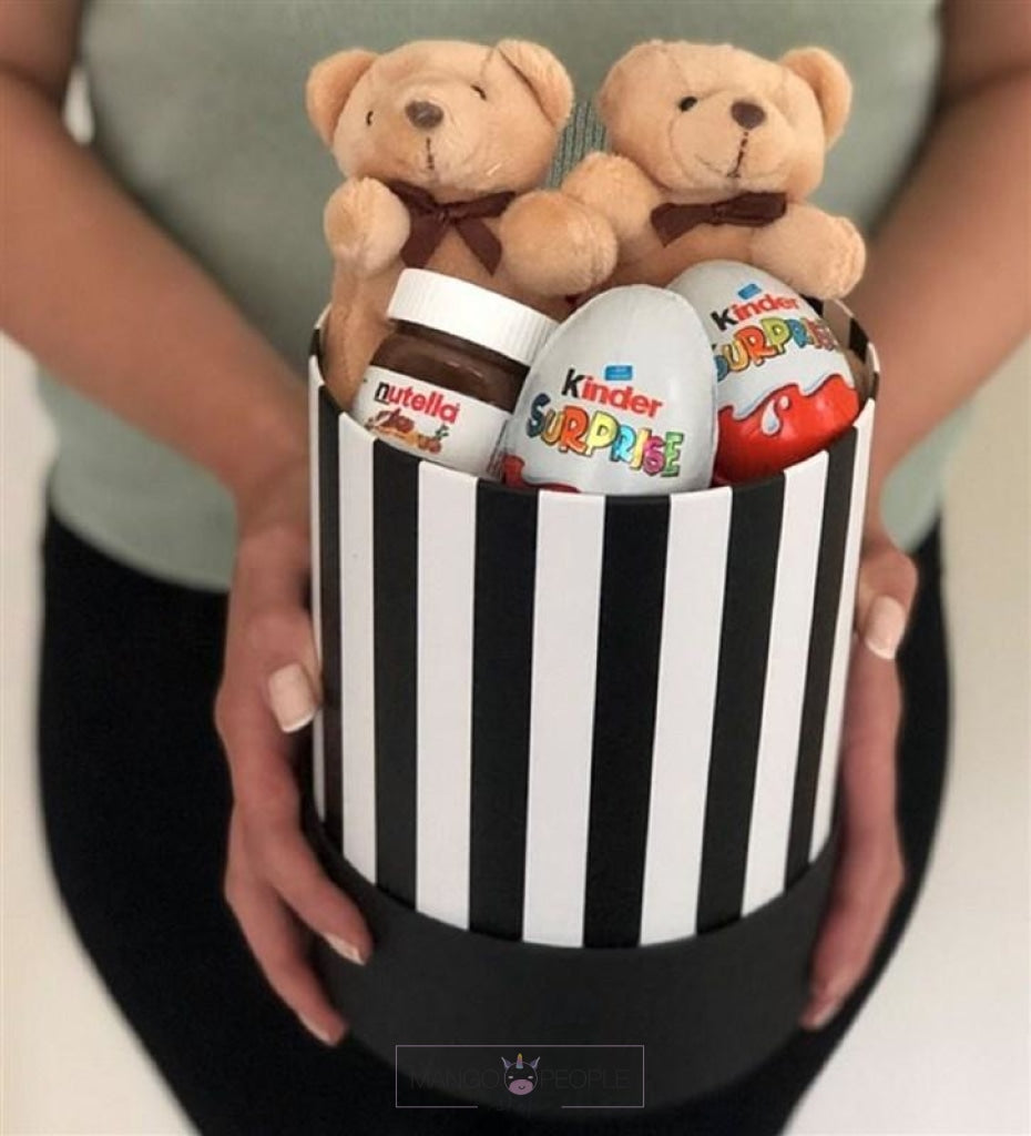 Mini Teddy Bear Surprises Nutella Kinder Joy Gift Hamper Gift Hamper Mango People Flowers 