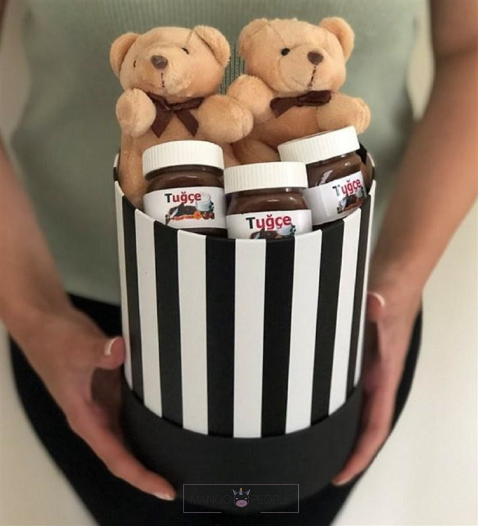Mini Teddy Bear Surprises Nutella Gift Hamper Gift Hamper Mango People Flowers 
