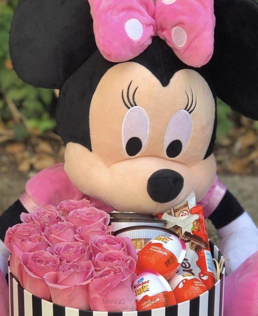 Minnie Mouse Surprises Roses Gift Hamper Gift Hamper Mango People Flowers 