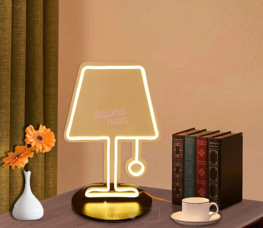 Modern Style Neon Table Lamp
