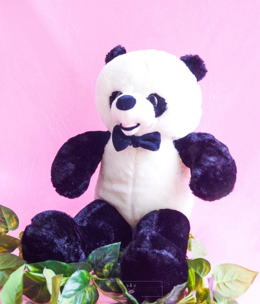 Panda Mama Plush Bear Stuffed Toy Stuff Toy Mango People Flowers 