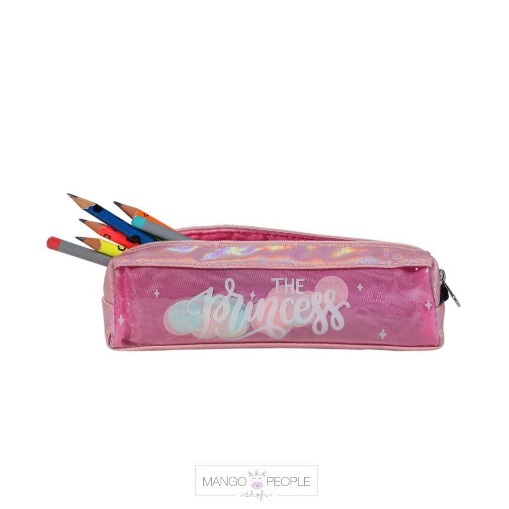 Pencil Case- Trendy Fashion Zipper Pencil Pouch Mango People Pink 