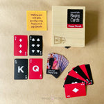 Load image into Gallery viewer, Personalised Playing Cards Party Supplies Ahead Of The Game Black 
