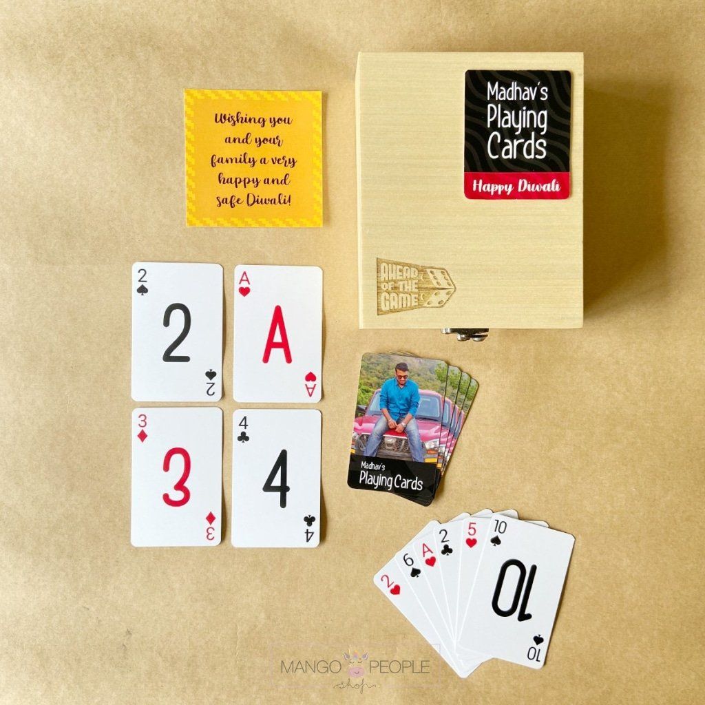Personalised Playing Cards Party Supplies Ahead Of The Game 