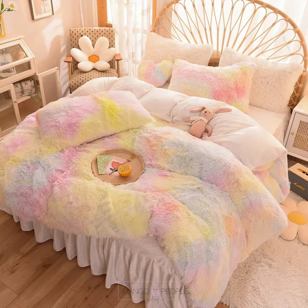 Pretty Rainbow Multicolored Bedding Set Beds & Accessories Mango People Factory 