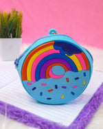 Load image into Gallery viewer, Rainbow Doughnout Coin Case Coin Purse Mango People Local 
