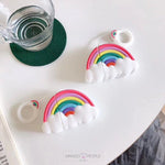 Load image into Gallery viewer, Rainbow in Clouds Airpods Case AirPods Case Mango People International 