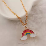 Load image into Gallery viewer, Rainbow Pendant Necklace Accessories Mango People Local 
