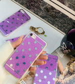 Load image into Gallery viewer, Shimmery Purple Polka Dots iPhone 7/7 Plus Case phone case Mango People Local 