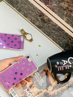Load image into Gallery viewer, Shimmery Purple Polka Dots iPhone 7/7 Plus Case phone case Mango People Local 