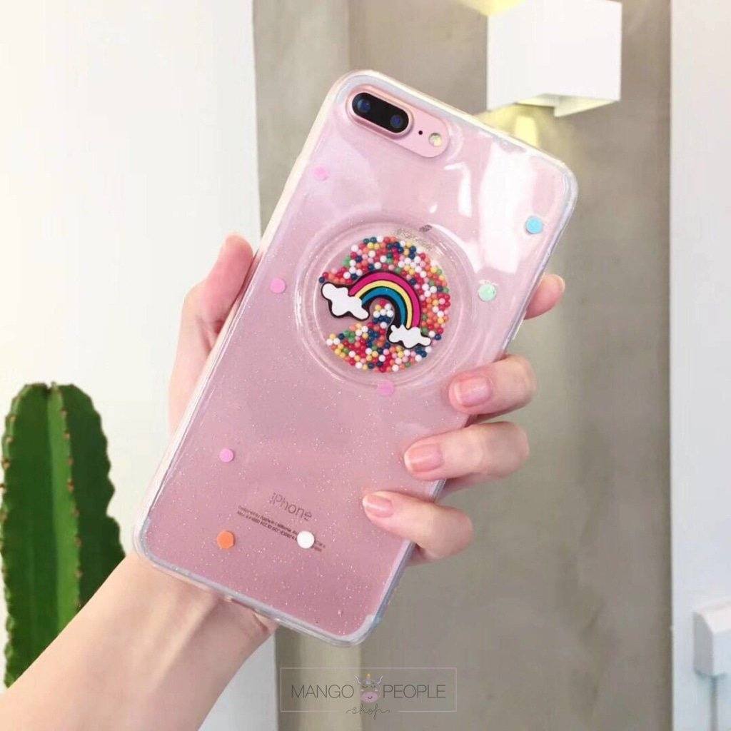 Squishy Rainbow iPhone X Case phone case Mango People International pink 