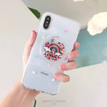 Load image into Gallery viewer, Squishy Rainbow iPhone X Case phone case Mango People International white 
