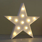 Load image into Gallery viewer, Star Marquee Light Table Lamps Mango People Local 
