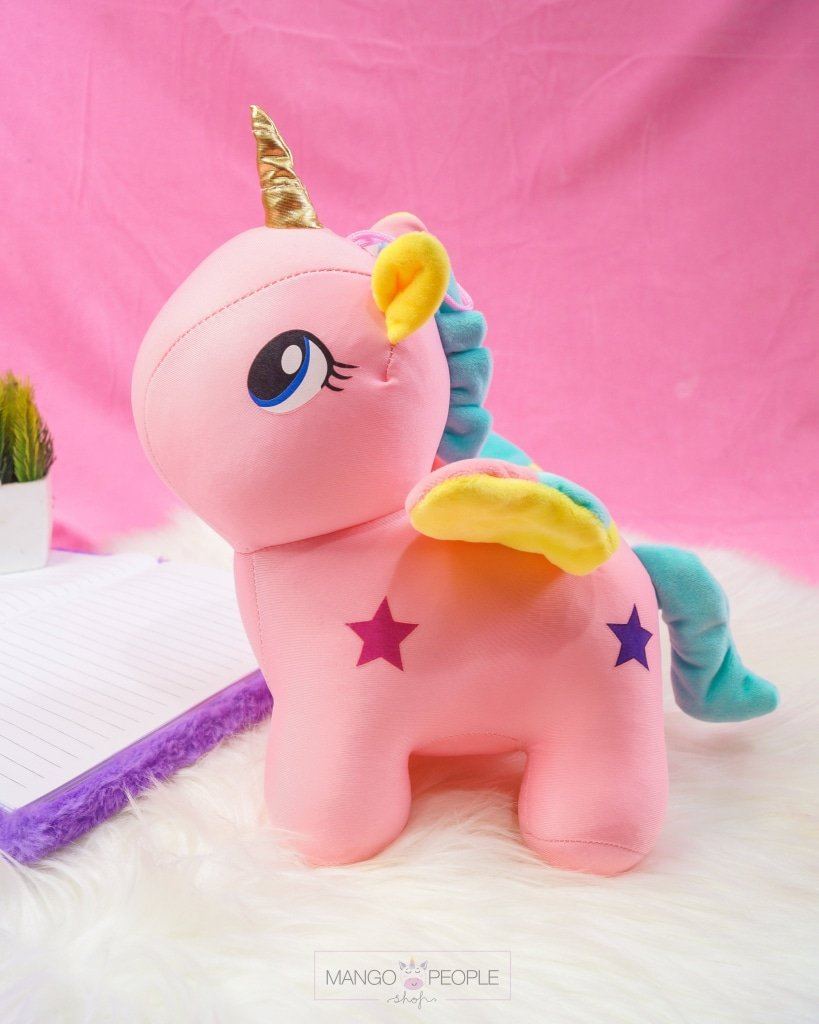 Unicorn Plush Stuffed Toy Toy Mango People Local Pink 