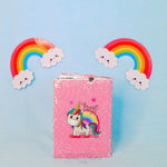 Load image into Gallery viewer, Unicorn Sequins Colour Changing Journal Diary A5 Diary Mango People Local 
